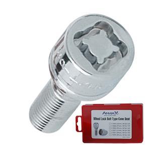 Болт М12x1,5; 54/29, конус, 4+2 ключа, СН Anmax L1507 секрет.