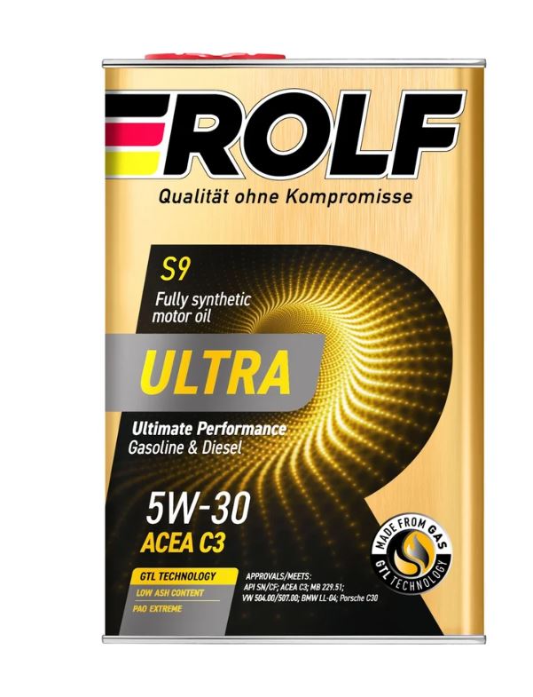 ROLF 5W30 Ultra C3 SN/CF 4л (металл)