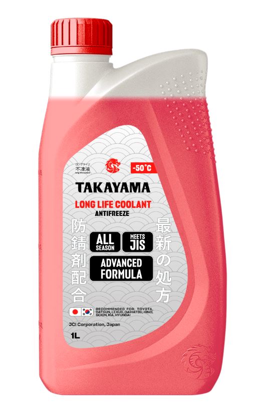 Антифриз Takayama Long Life Coolant Red (-50) 1л