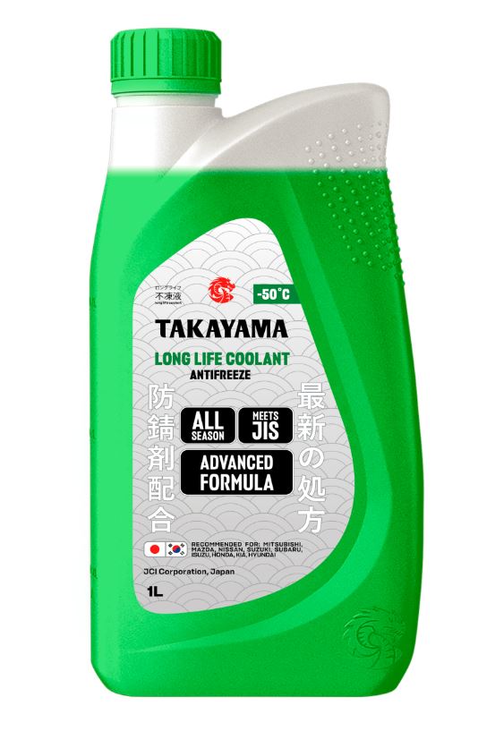 Антифриз Takayama Long Life Coolant Green (-50) 1л