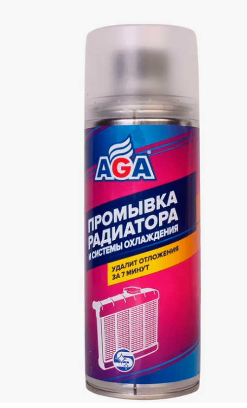 Промывка радиатора и системы охлаждения AGA 335 мл