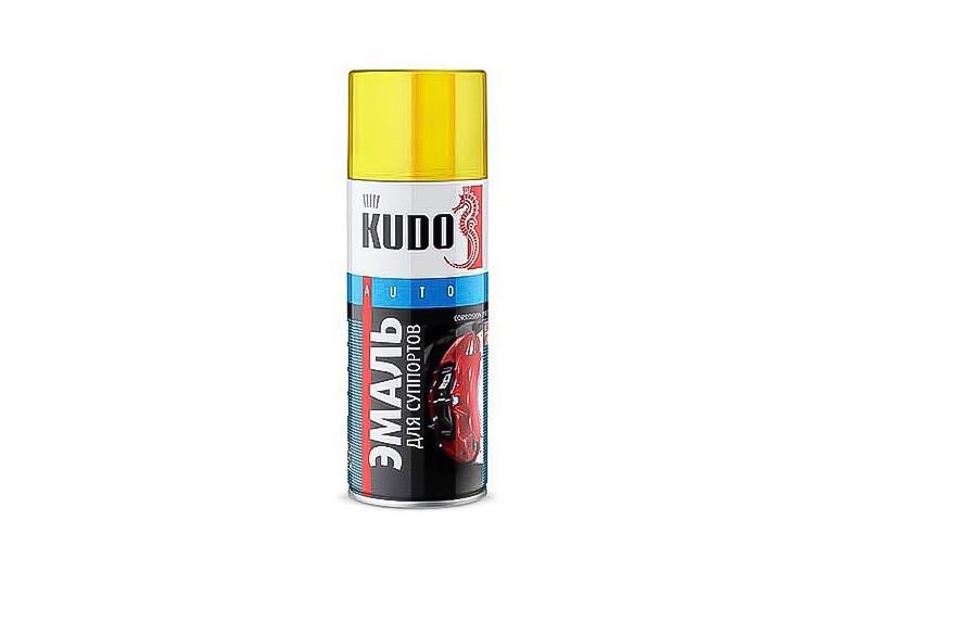 Краска для суппортов Желтая KUDO 520мл аэрозоль