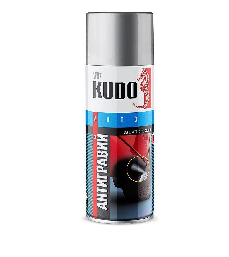Антигравий KUDO 520 мл  серый аэрозоль