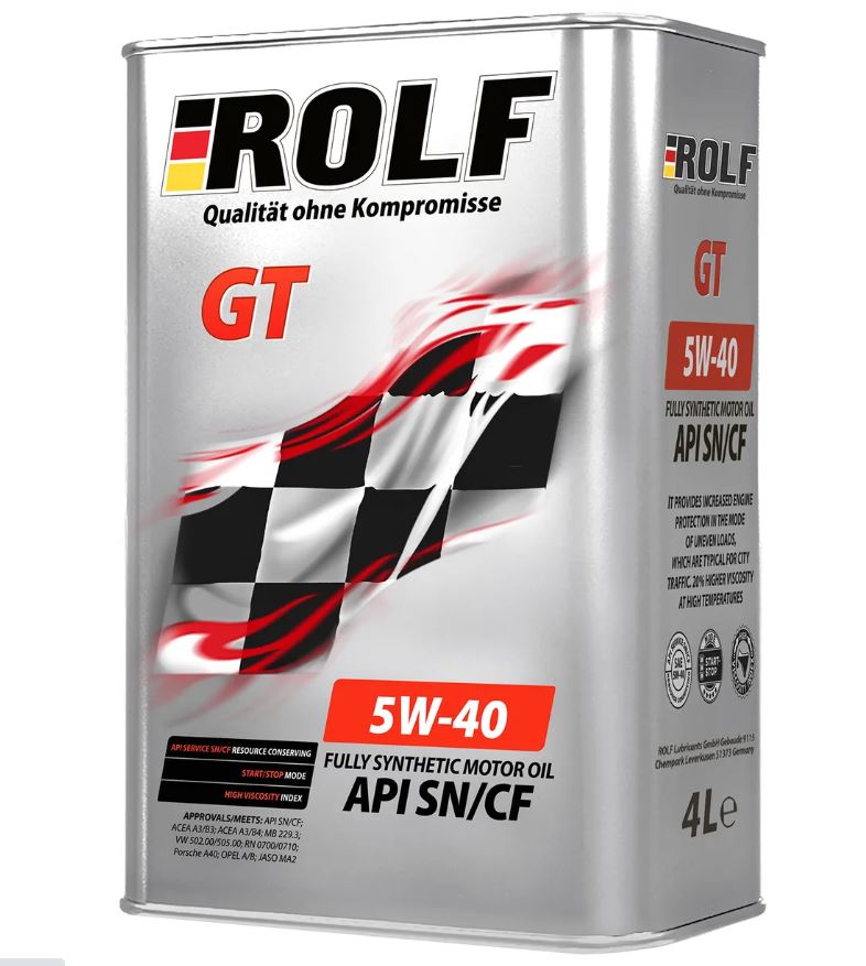 ROLF 5W40 GT SN/CF 4л