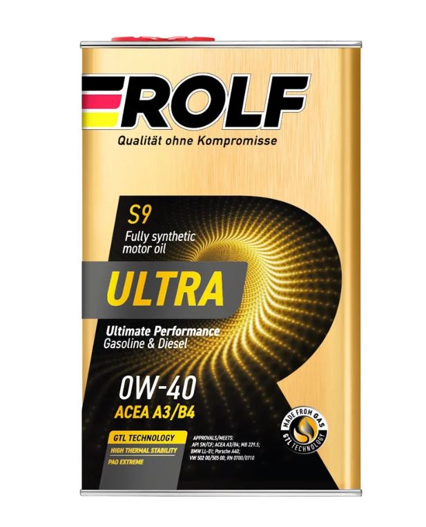 ROLF 0W40 Ultra A3/B4 SN/CF 1л (металл)