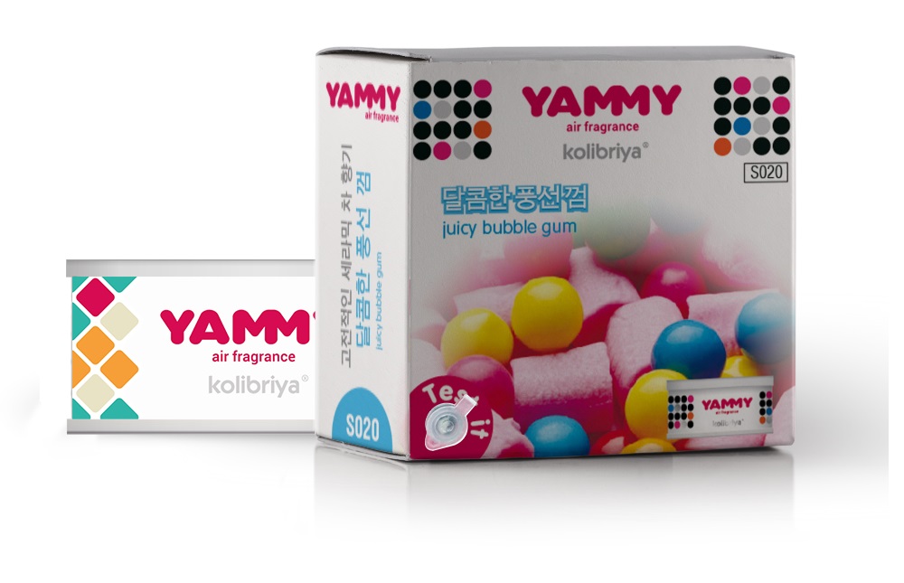 Ароматизатор  YAMMY меловой баночка Bubble gum 50г s020