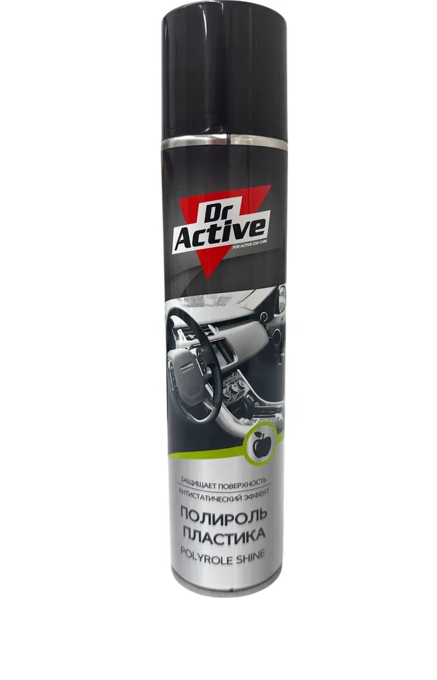 Полироль пластика салона Polish Shine яблоко Dr.Active 400мл (аэрозоль)