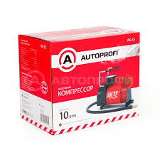 Компрессор AUTOPROFI 35л/мин мет 12V/14A 150W 10АТМ в прикурив. шланг 1 м., сумка