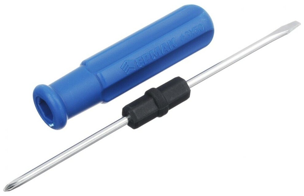 Отвертка 2 в 1 6*75мм с мет. фиксатором ЕРМАК
