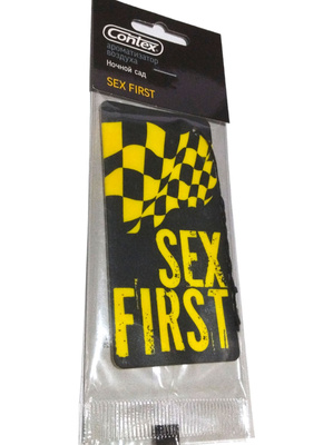 Ароматизатор  CONTEX  Sex First Древесный пропитанный подвесной Россия 7гр