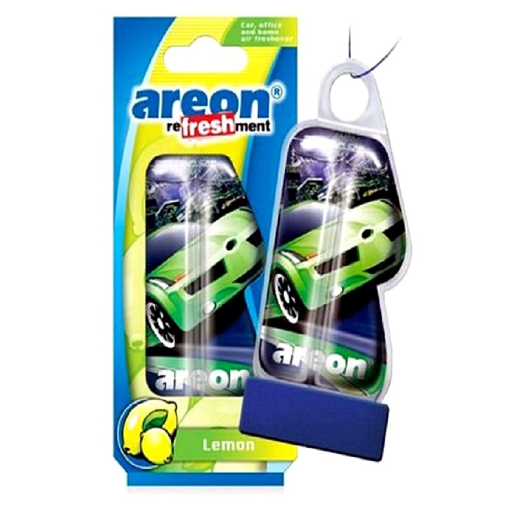 Ароматизатор AREON Refreshment Liquid Lemon подвесной гелевый 8,5мл 704-025-901