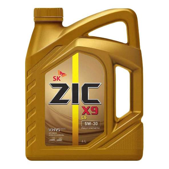 ZIC X9 LS 5W30 API SN/CF 4л (синтетика)