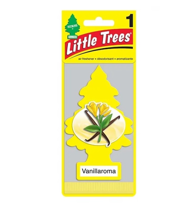 Ароматизатор  LITTLE TREES Russia Ваниль пропитанный подвесной Россия 10гр