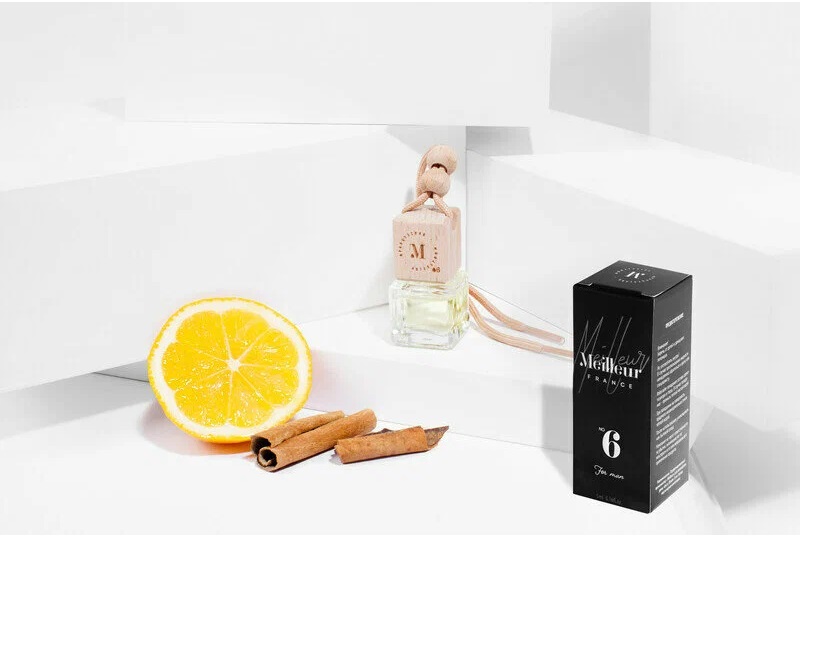 Ароматизатор  MEILLEUR (M) №6 Poco Rabane XS Black Парфюм жидкий подвесной Россия 5мл