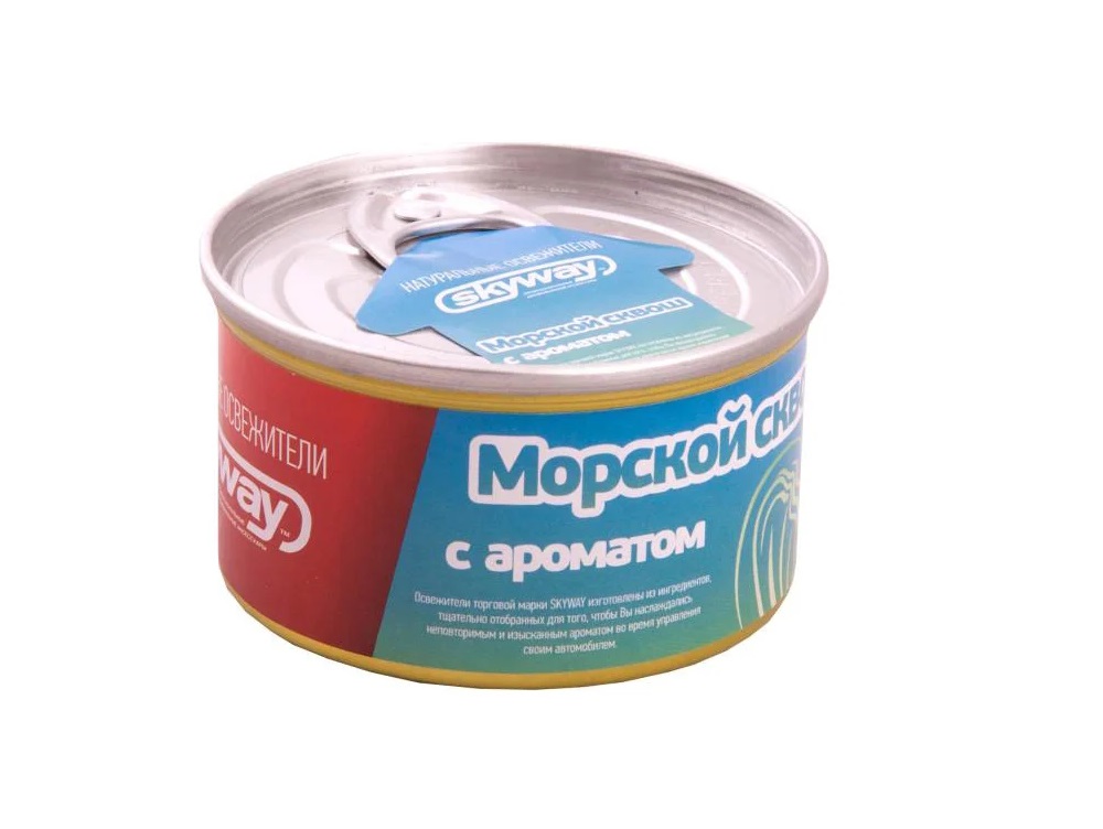 Ароматизатор  SKYWAY Морской сквош Морская свежесть пропитанный универсальный Болгария 70гр
