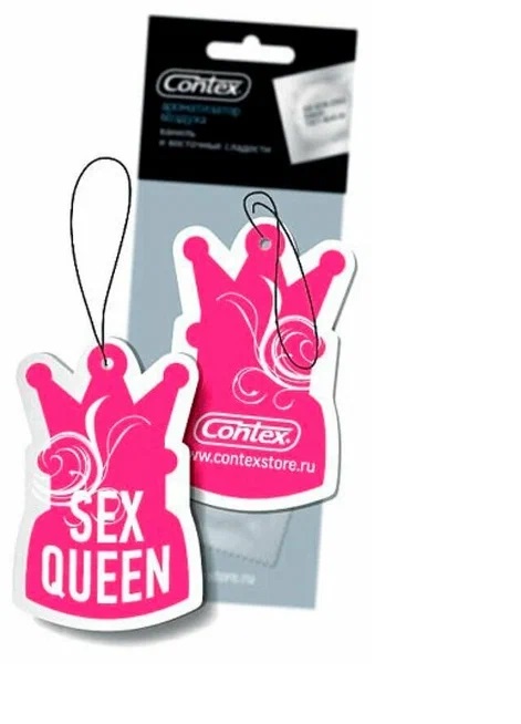 Ароматизатор  CONTEX  Sex Queen Цветочный пропитанный подвесной Болгария 7гр