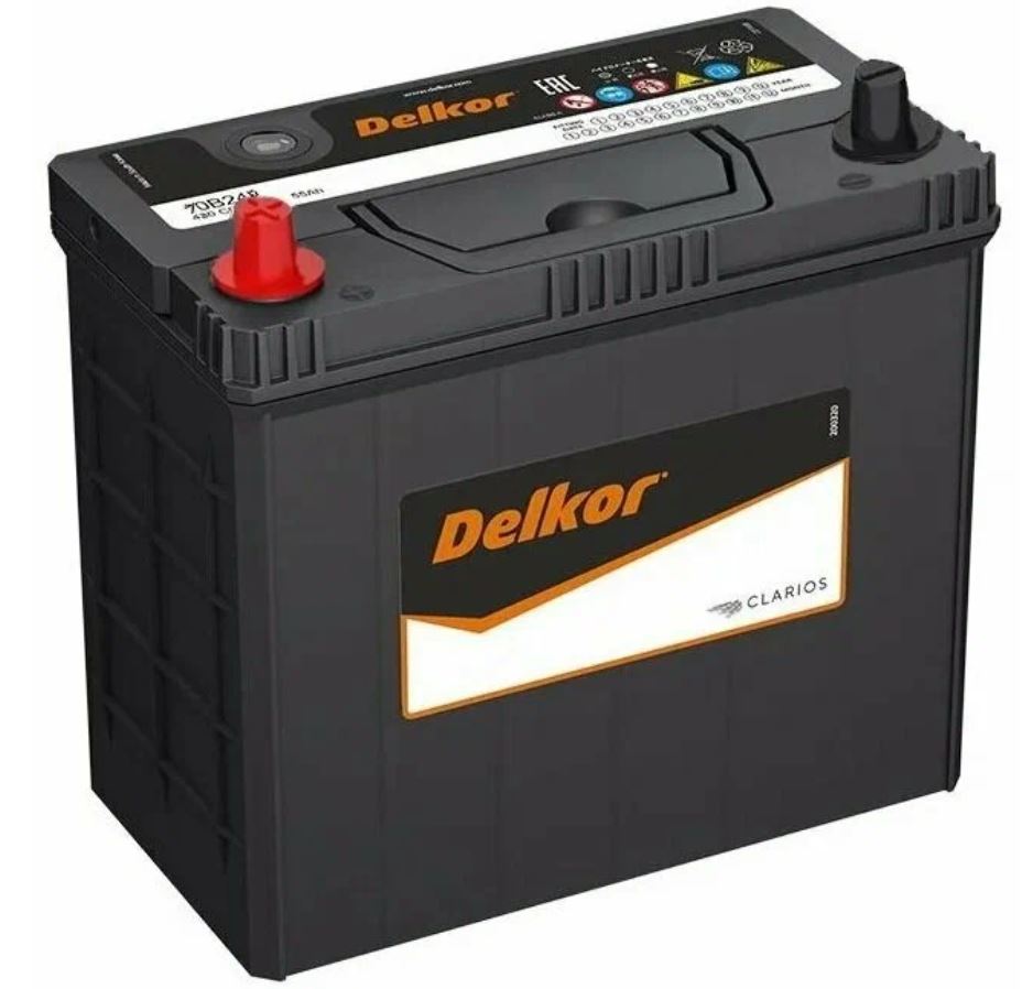 Аккумулятор Delkor 70B24R 55 Ач пр