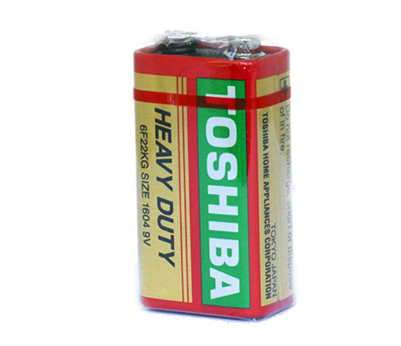 Батарейка TOSHIBA 6F22 солевая