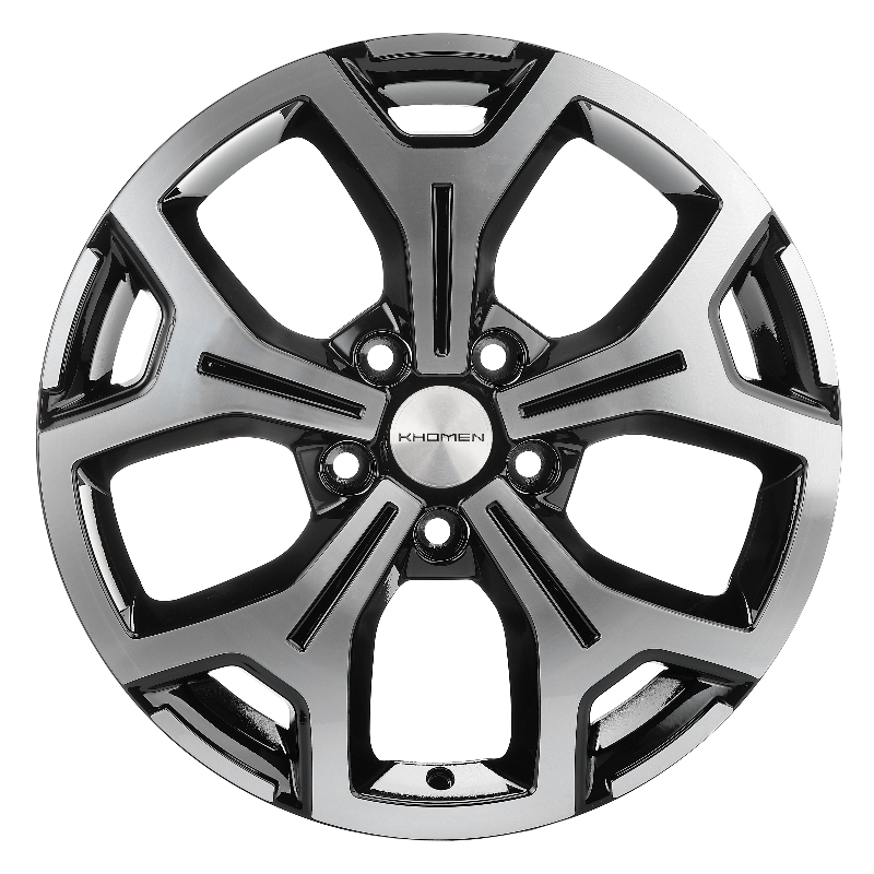 диски KHOMEN KHW1710 (Haval Jolion) 6,5xR17 5x114,3 66,6 37 BLACK-FP