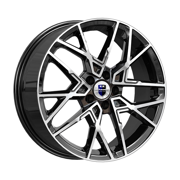 диски КиК ВУДРОФ 7,0xR18 5x108 60,1 52 алмаз_черный