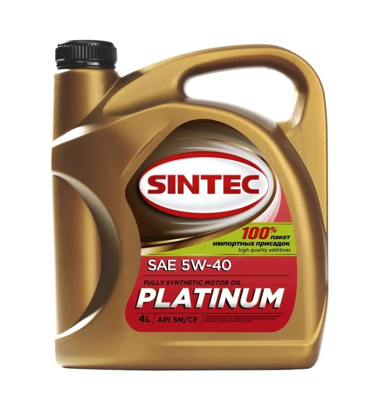 Sintec Platinum 5w40 SN/CF синт. 4л.