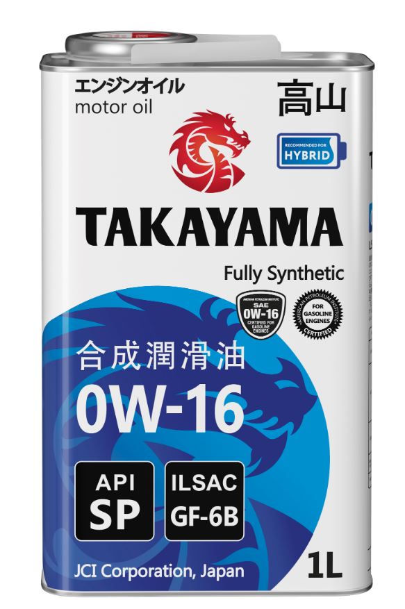 Takayama 0w16, API SP, ILSAC GF-6B  1л ж/б