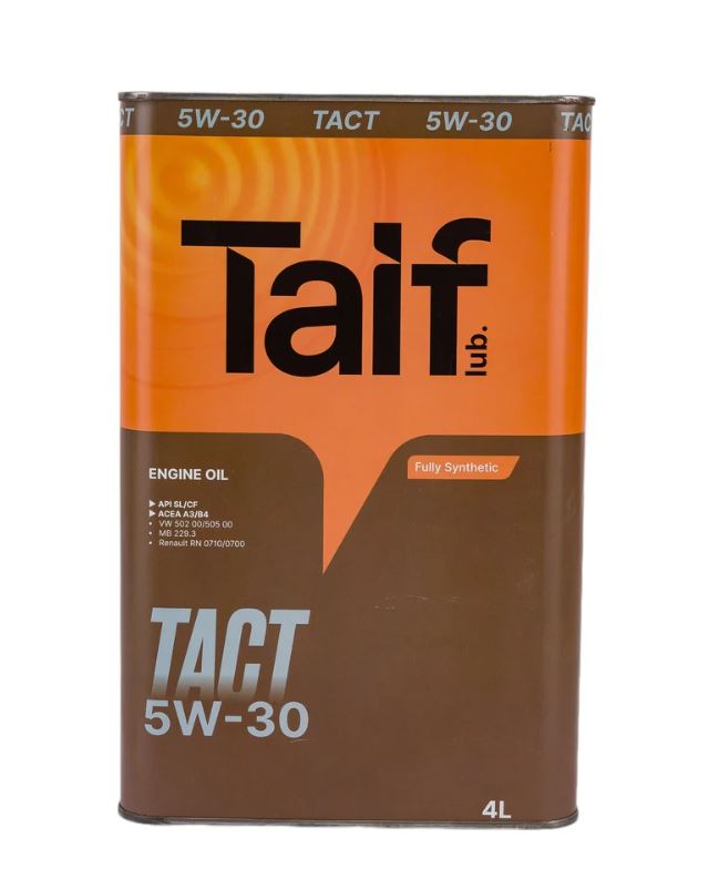 Taif 5W30 TACT 4л SL/CF A3/B4 син.