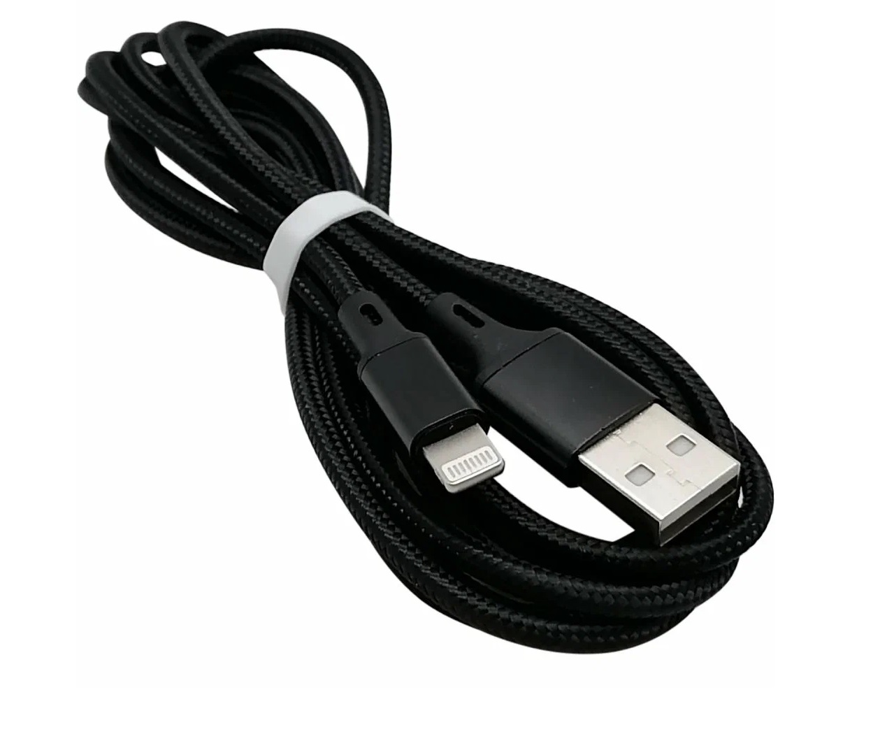 Кабель USB Lightniting 8pin нейлон до 3А 2м Smartbuy