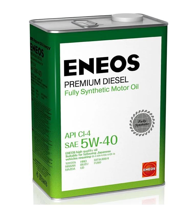 Eneos 5W40 Premium Diesel CI-4 4л  синт.
