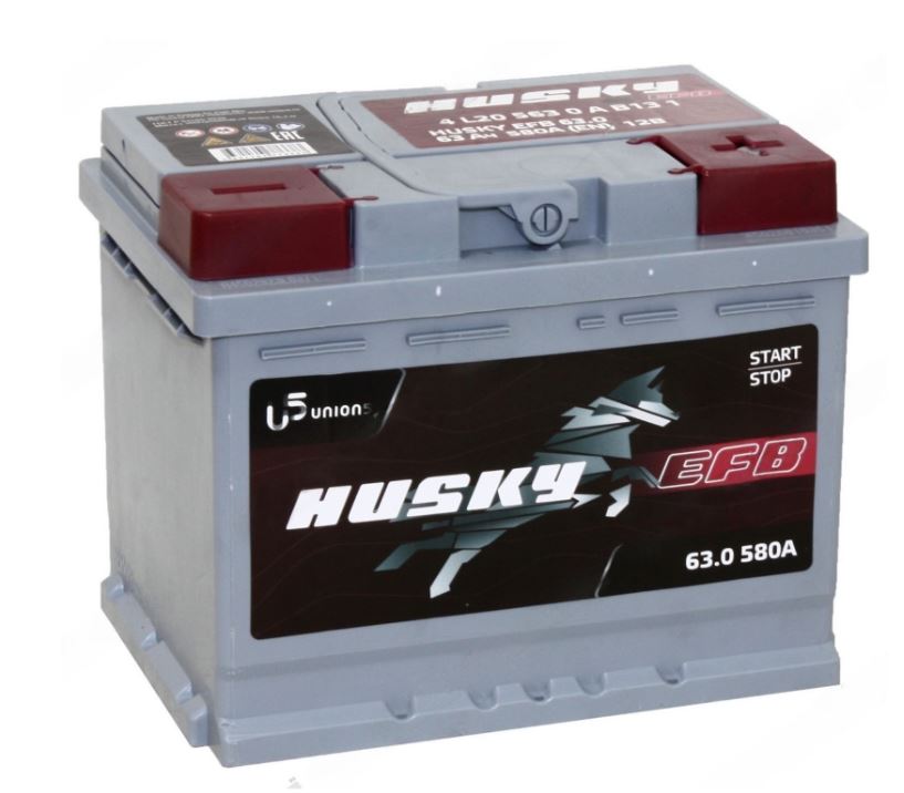 Аккумулятор HUSKY EFB 63.0 L2 63 а/ч обр. п.